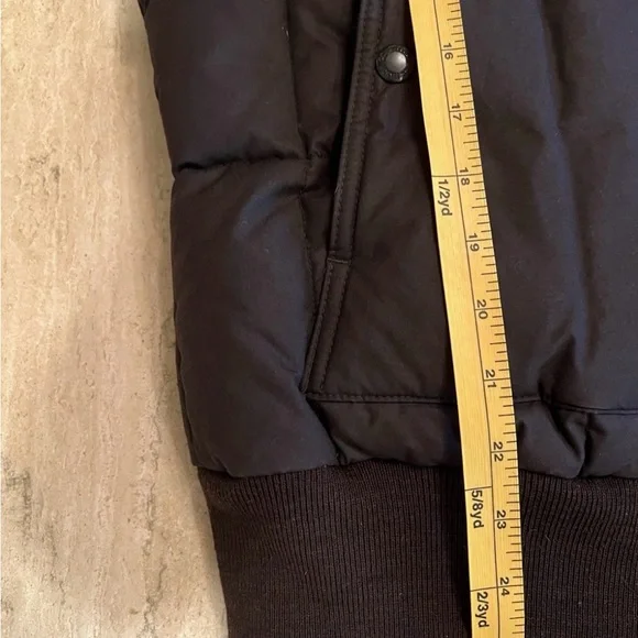 Filson Brown Cascade Down Jacket Large Shearling Made in Canada - Picture 9 of 12